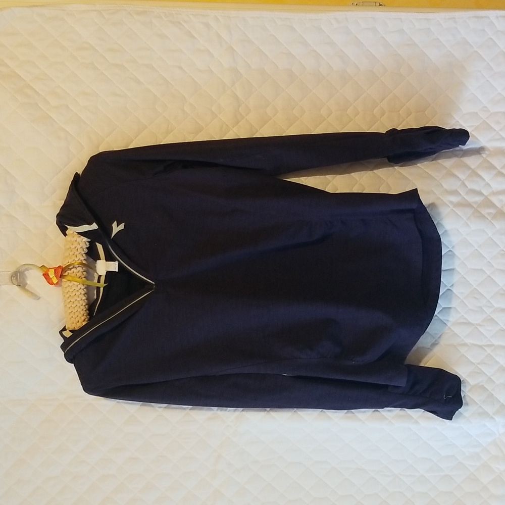Diadora jacket dark purple reflectors